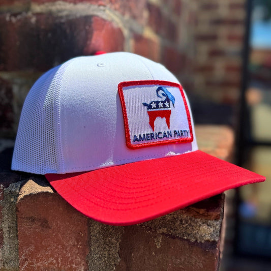 American Party Patch Trucker Hat