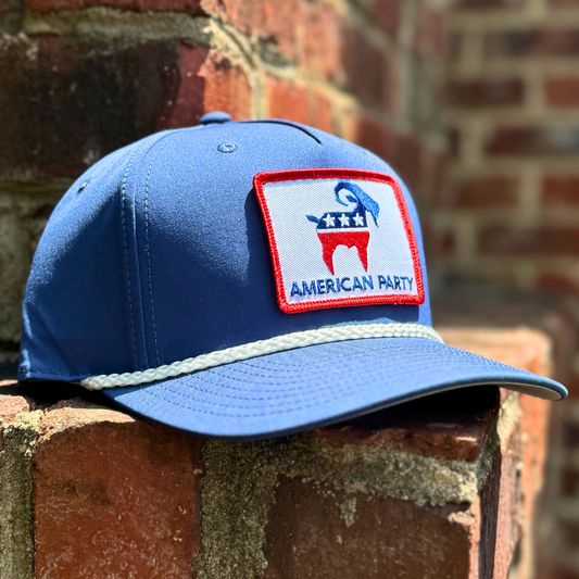 American Party Patch Rope Hat