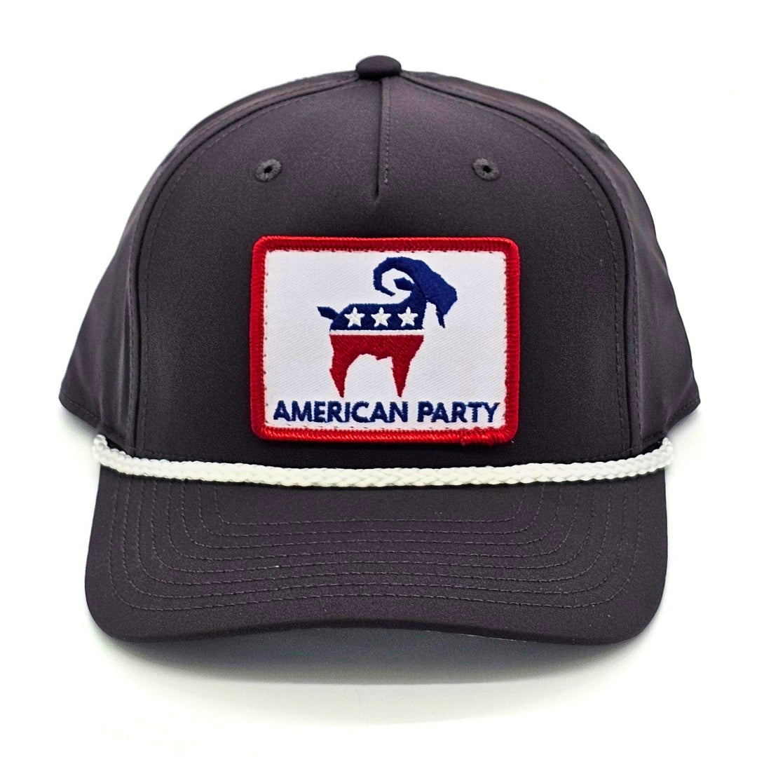 American Party Patch Rope Hat