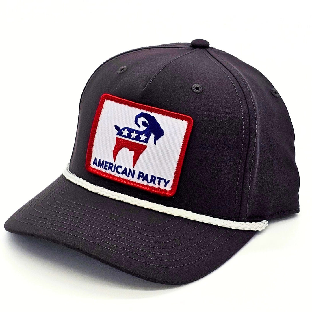 American Party Patch Rope Hat