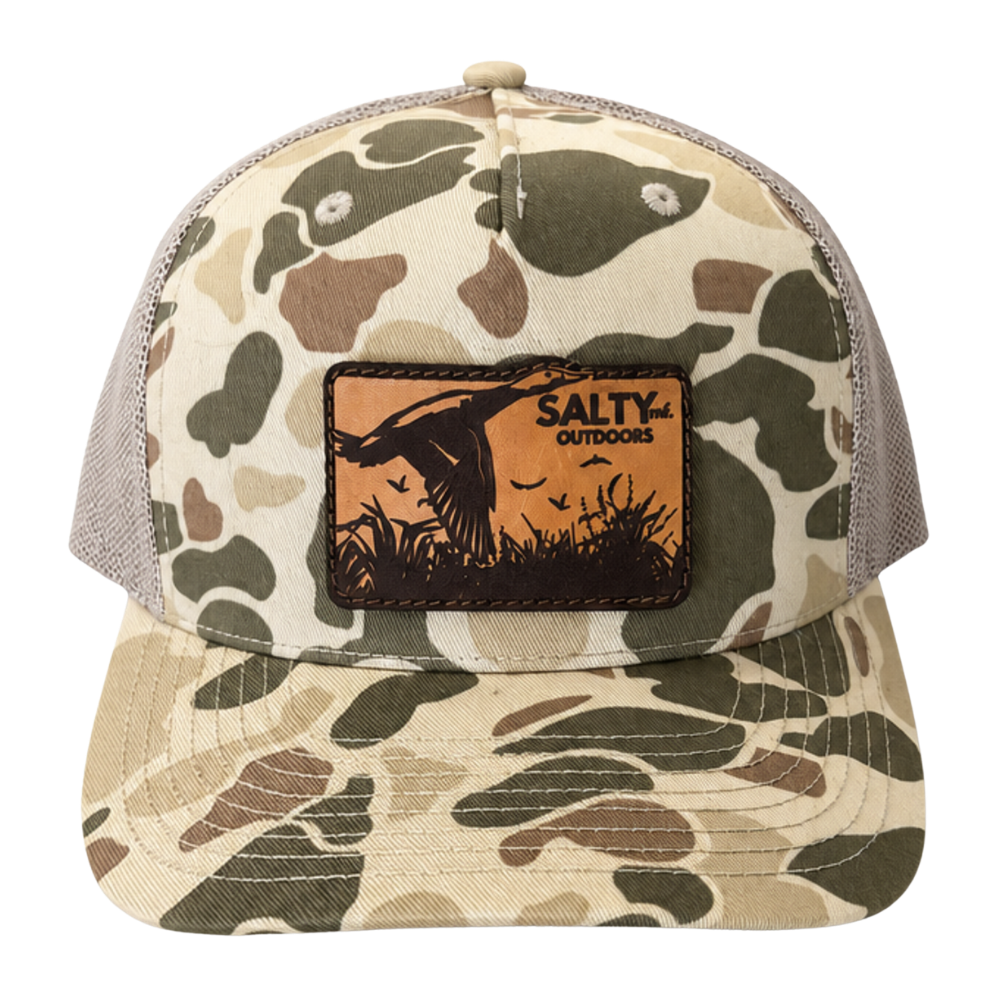 Leather Duck Patch Trucker
