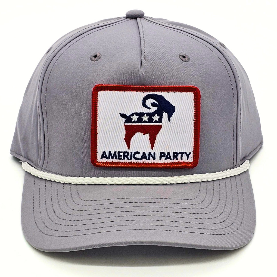 American Party Patch Rope Hat