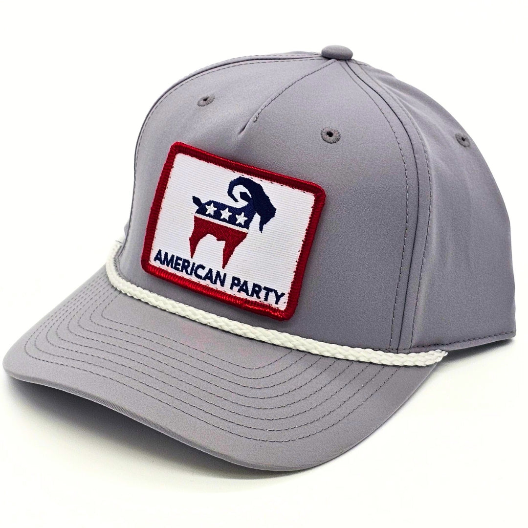 American Party Patch Rope Hat