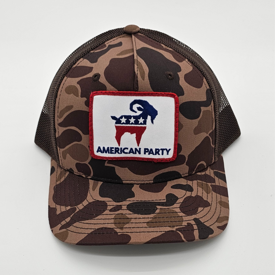 SALTYmf American Party Camo Trucker