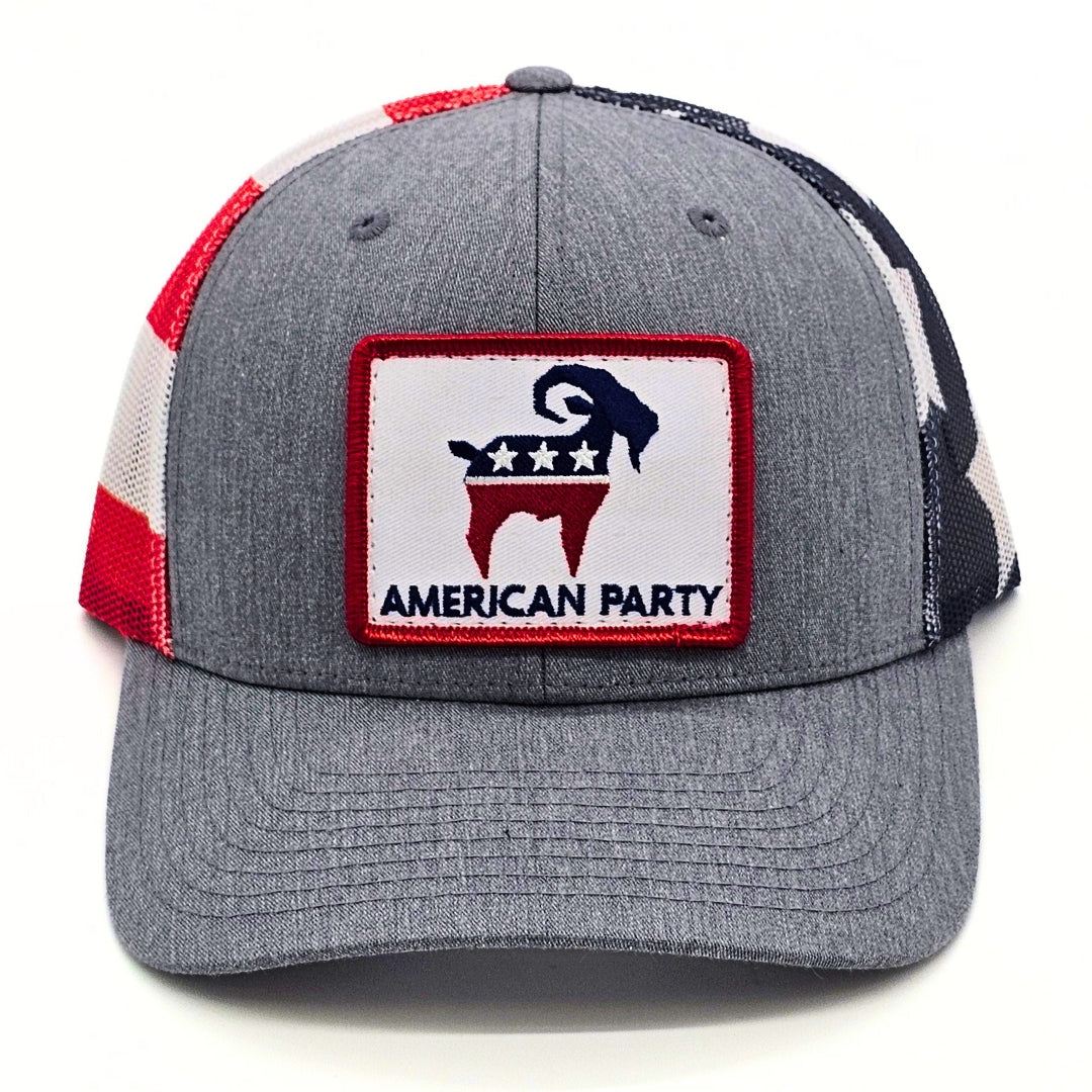 American Party Patch Trucker Hat