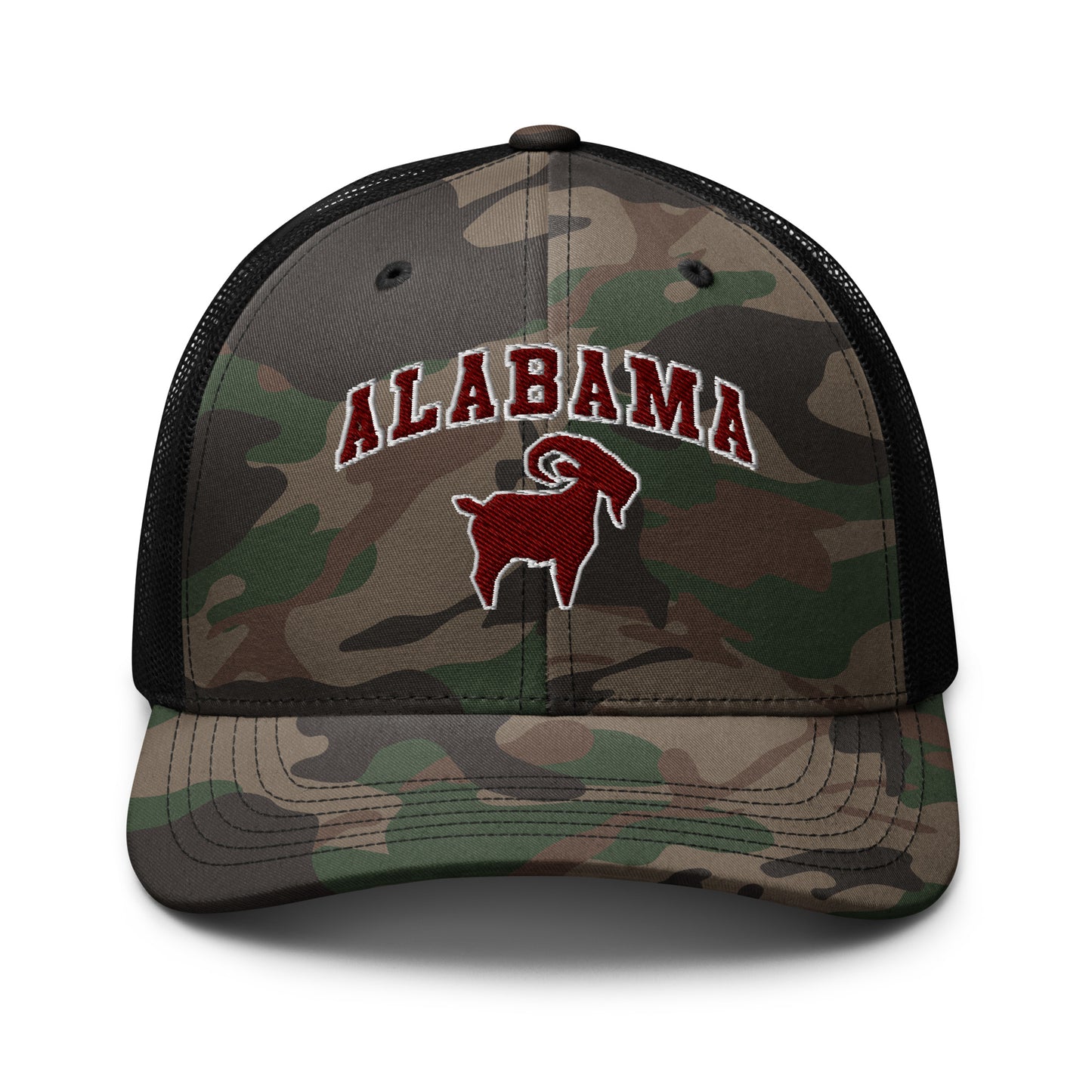 Alabama GOAT Camo Trucker