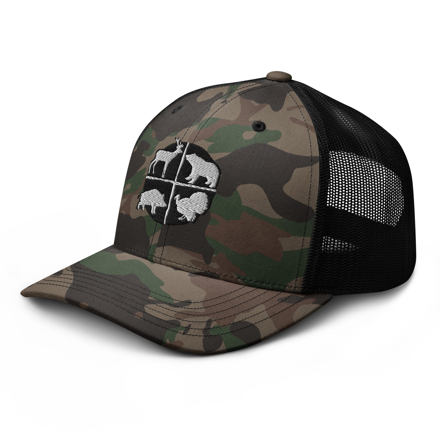 SaltyMF Hunt Camo Trucker