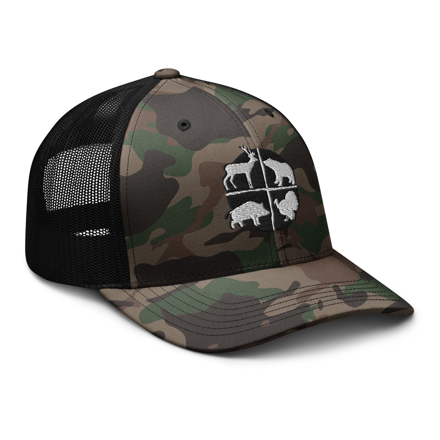 SaltyMF Hunt Camo Trucker
