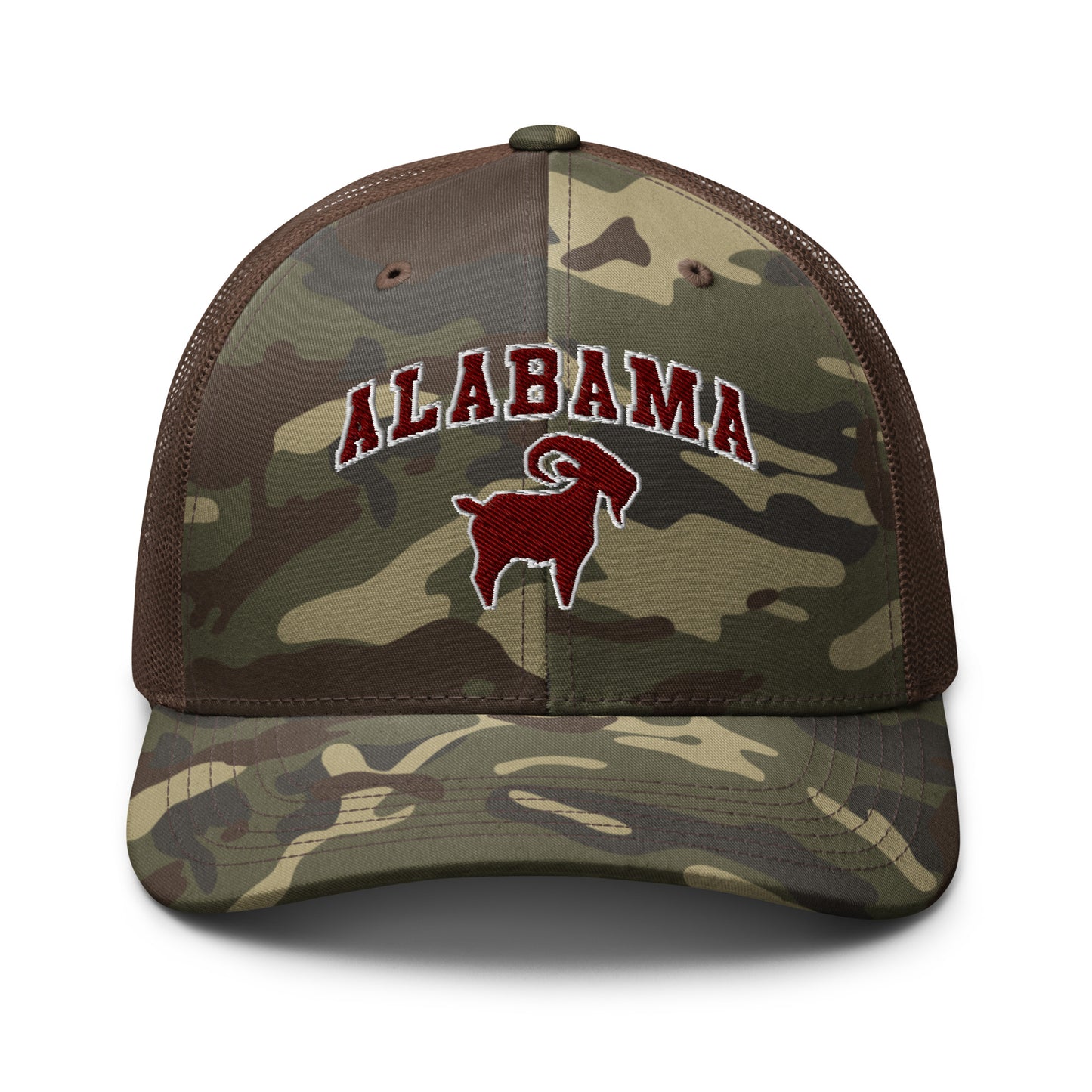 Alabama GOAT Camo Trucker