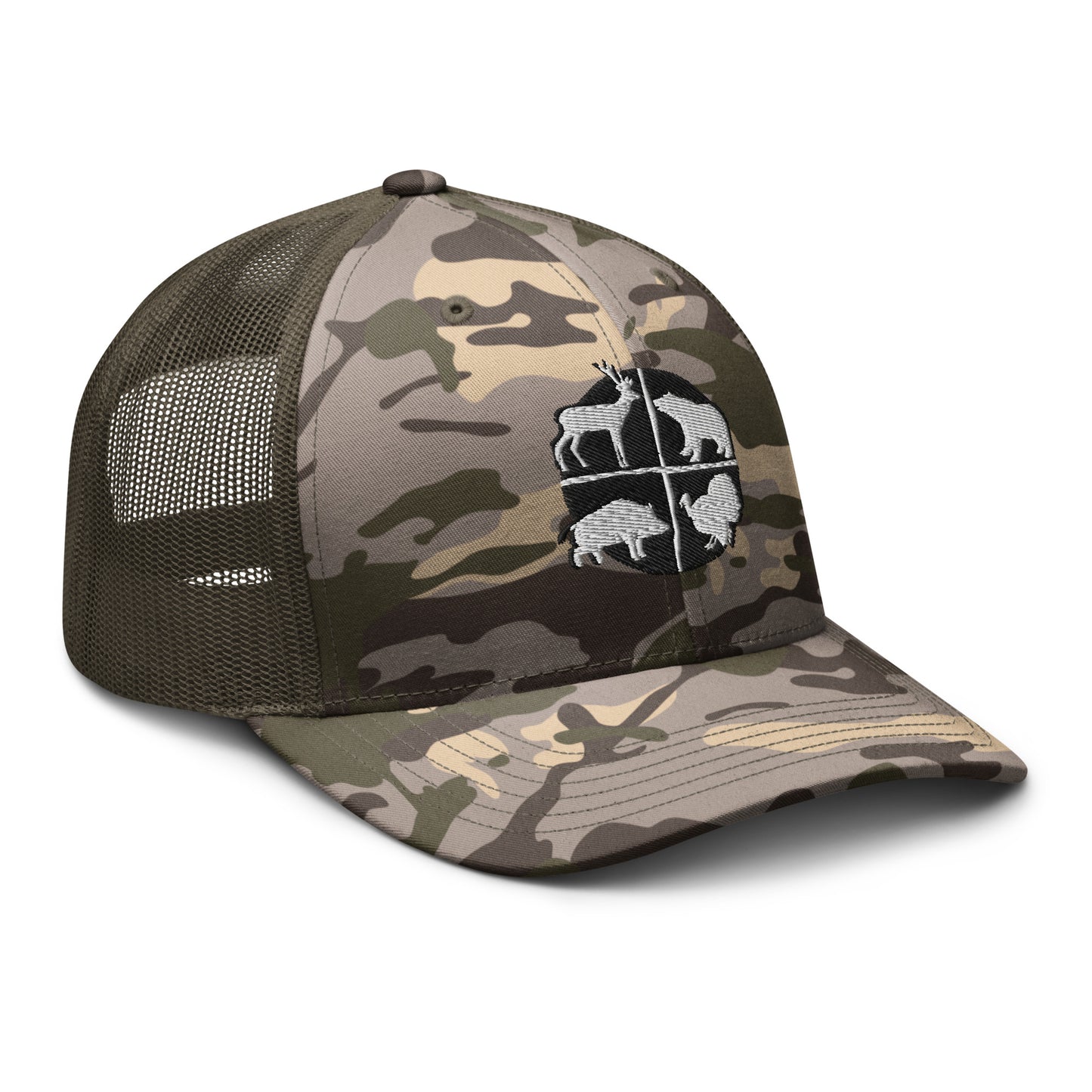 SaltyMF Hunt Camo Trucker