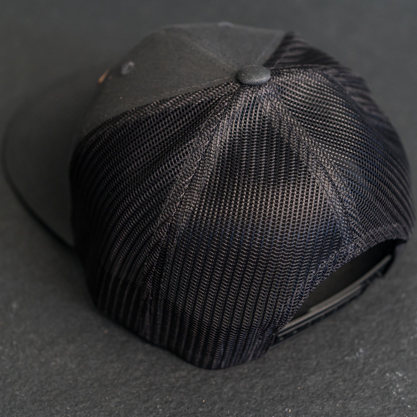 SaltyMF Leather Patch Trucker Hat