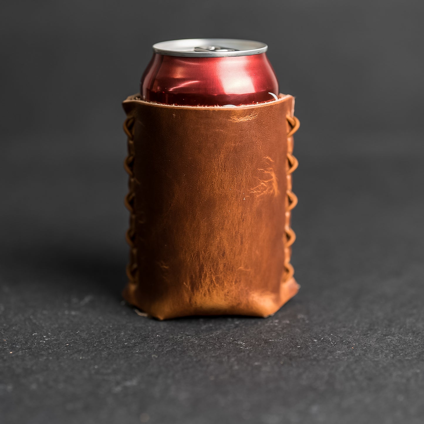 SaltyMF Leather Coozie