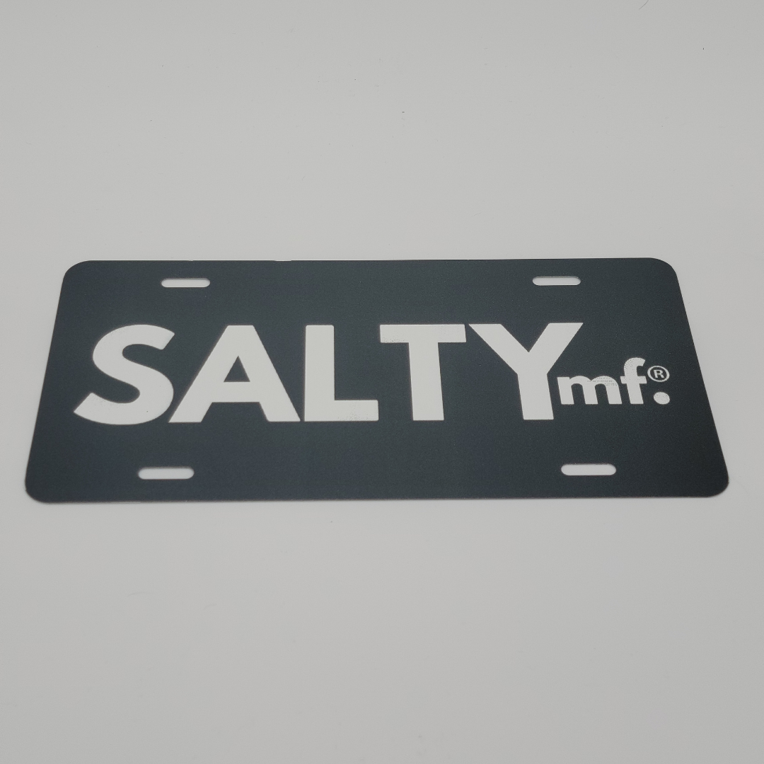 SALTYmf Big Attitude License Plate