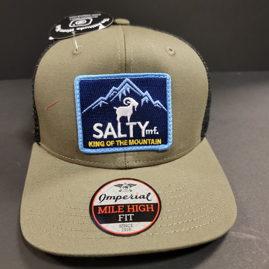 Saltymf King of The Mountain Mile High Club Patch Hat