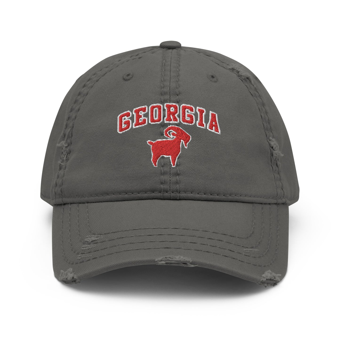 Georgia Goat Distressed Hat