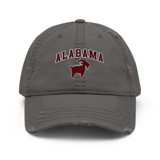 Alabama Goat Distressed Hat