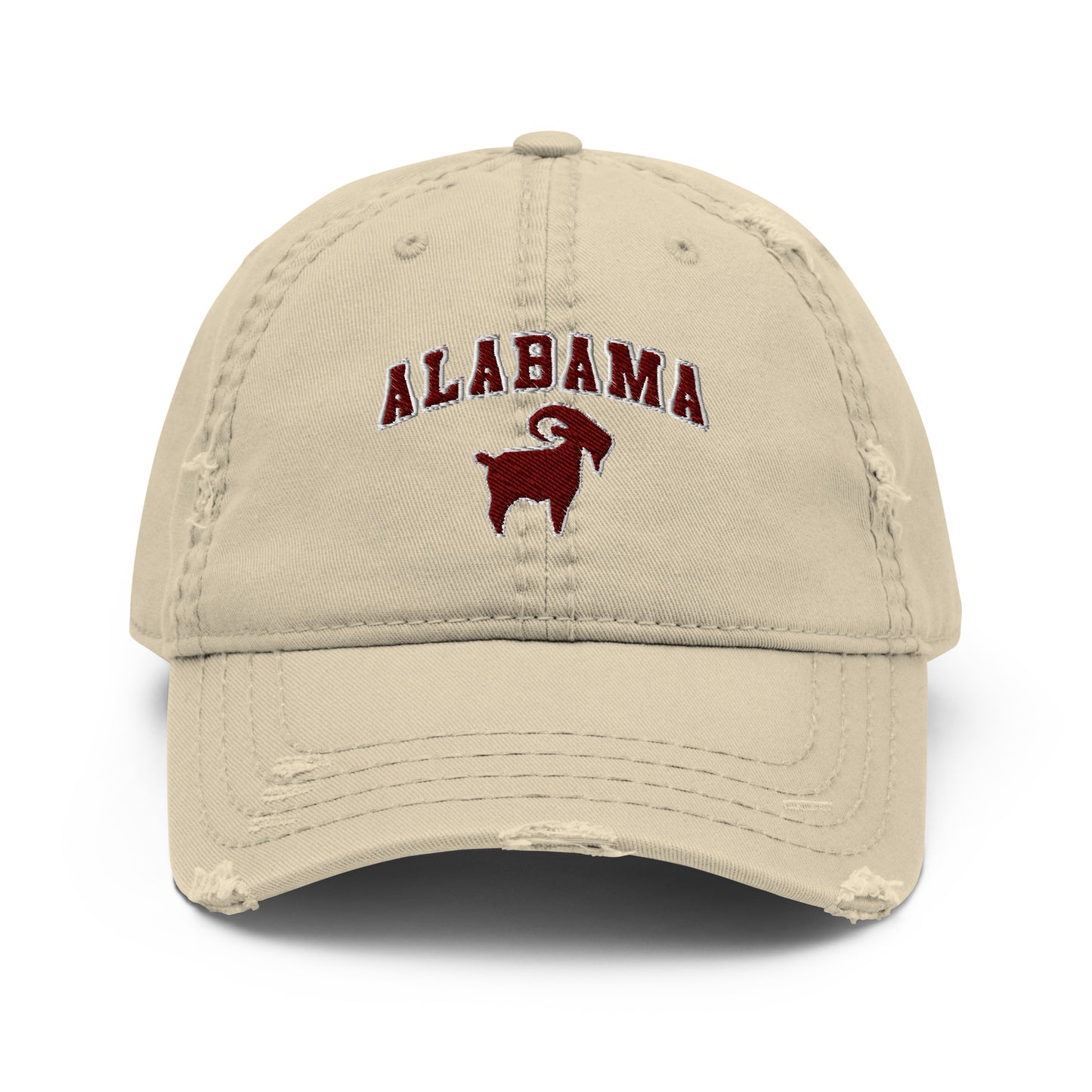 Alabama Goat Distressed Hat