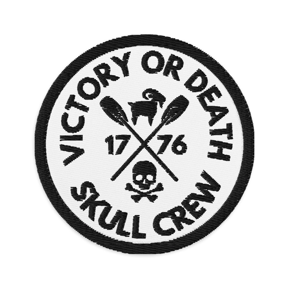 1776 Skull Crew Embroidered Patch