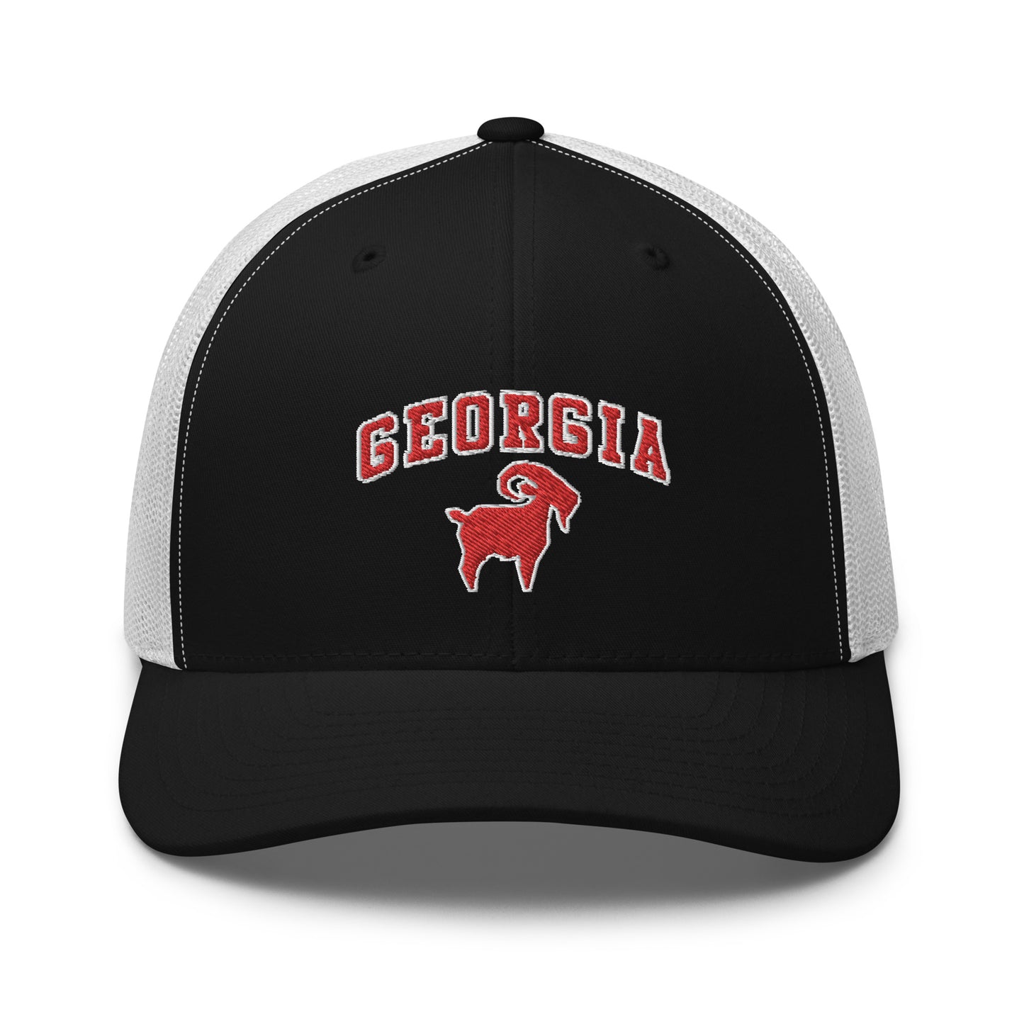 SaltyMF Georgia Red GOAT Trucker Cap