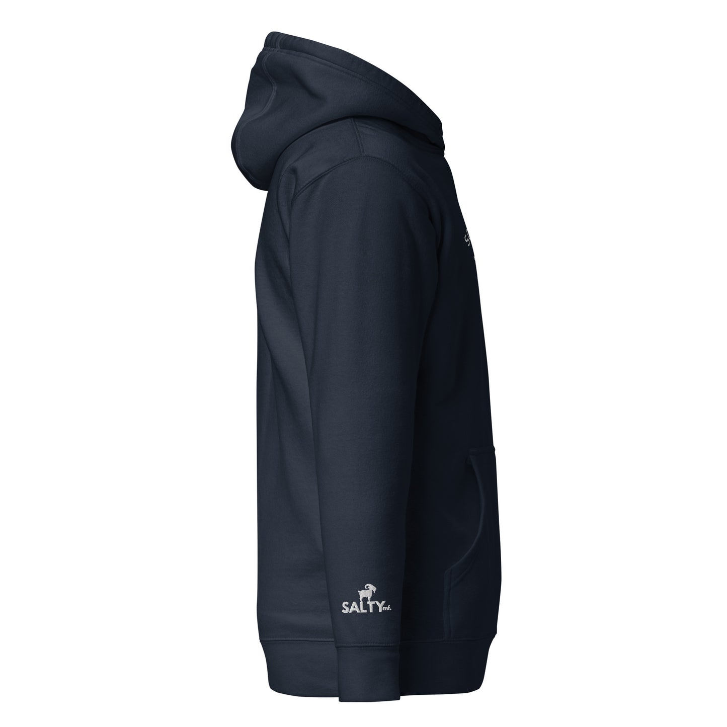 SaltyMF Southern-White Party Goat Hoodie