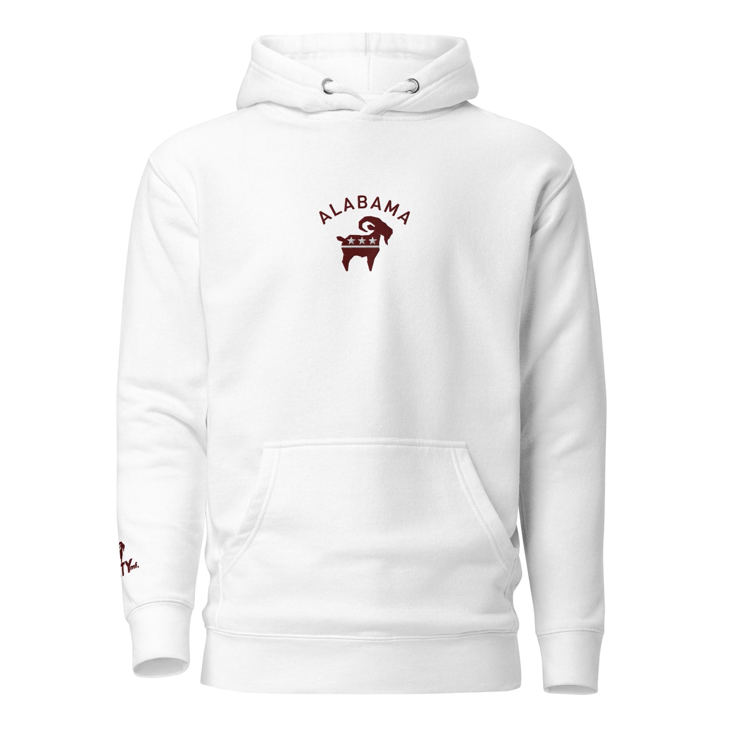 SaltyMF Alabama-Crimson Party Goat Hoodie