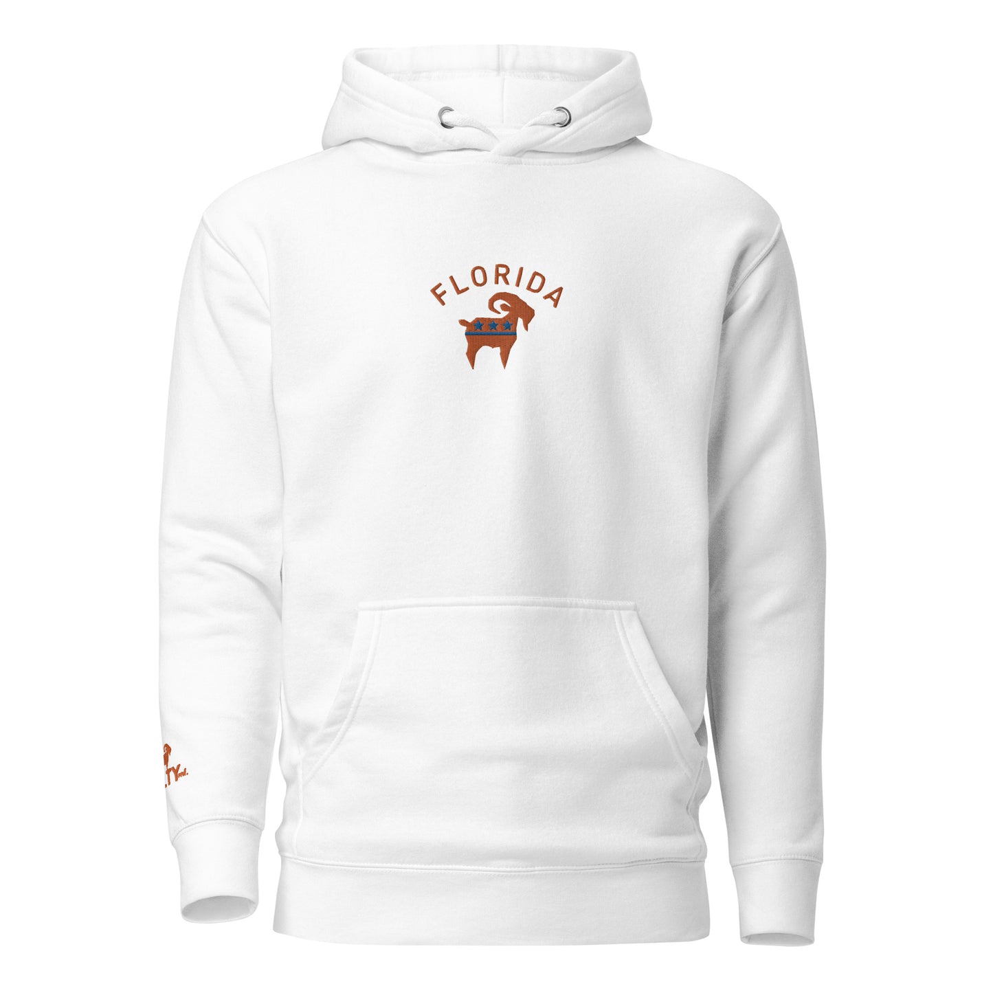 SaltyMF Florida- Orange Party Goat Hoodie