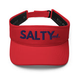 The SALTYMF Just Salty Navy Logo Visor