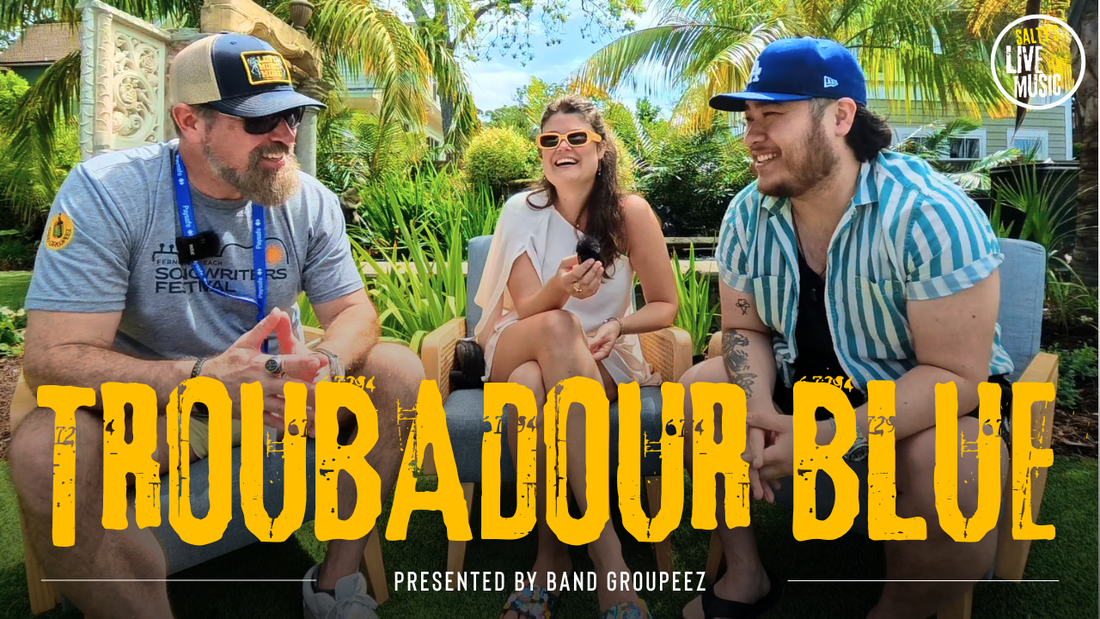 Songwriter Series - Troubadour Blue's Origin Story & Poetic Songwriting Process | Salty's Live Music