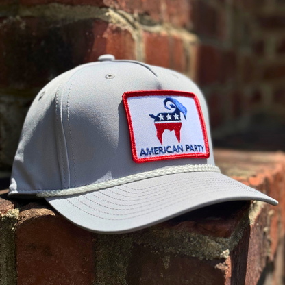 American Party Patch Rope Hat