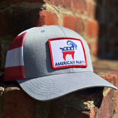 American Party Patch Trucker Hat