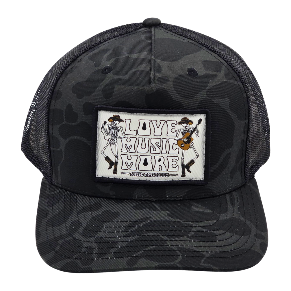 Love Music More Patch Hat