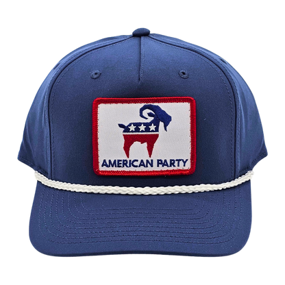 American Party Patch Rope Hat