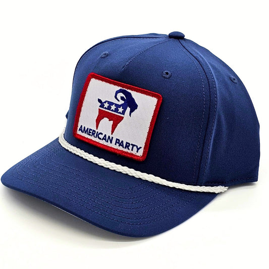 American Party Patch Rope Hat