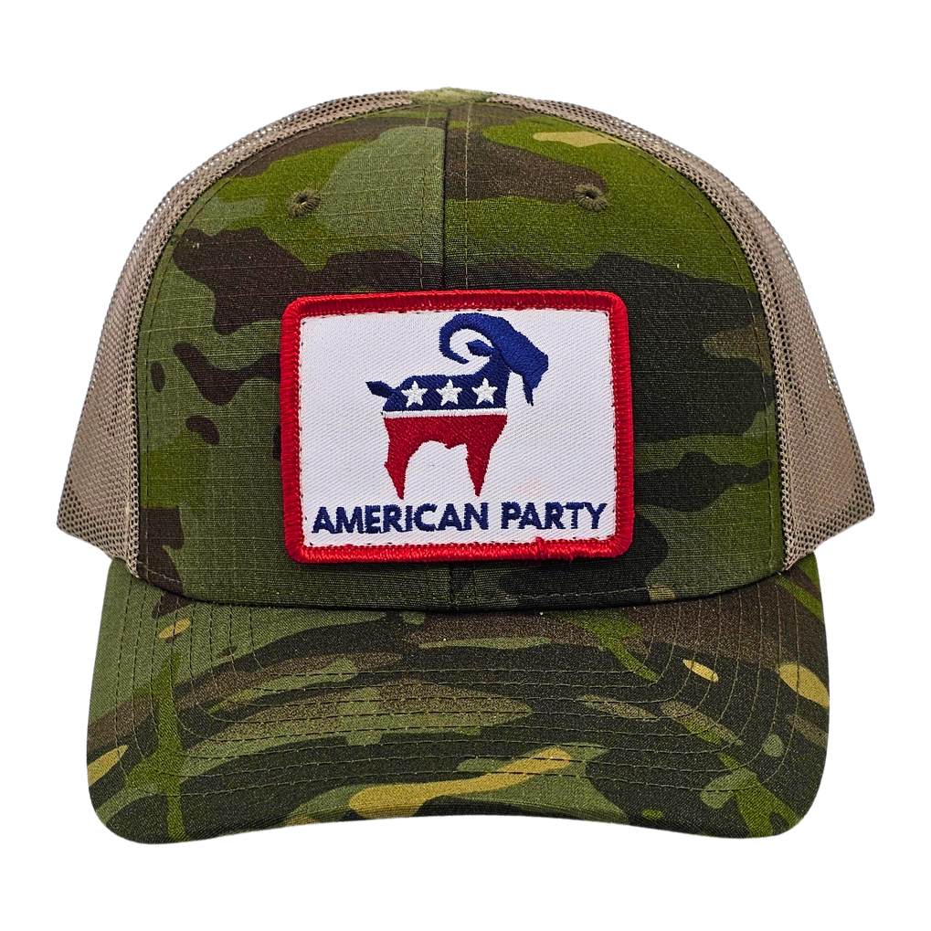 American Party Patch Trucker Hat