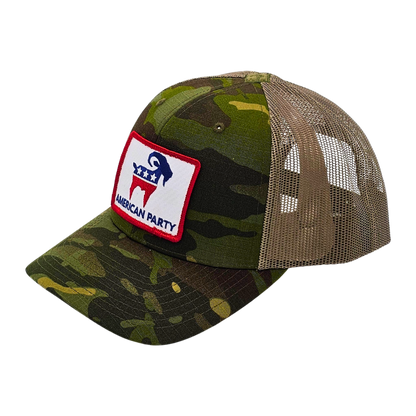 American Party Patch Trucker Hat