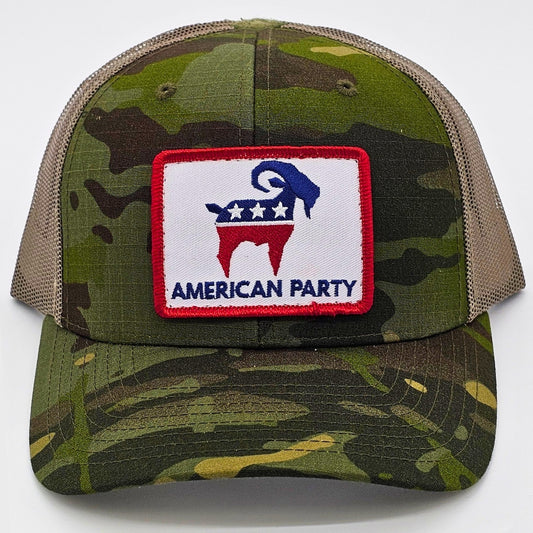 American Party Patch Trucker Hat