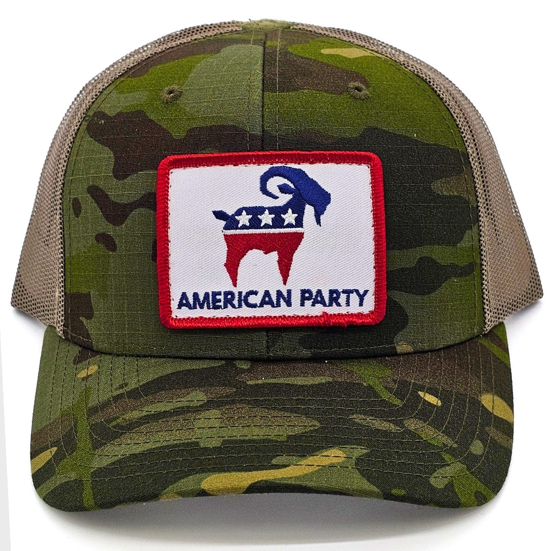 American Party Patch Trucker Hat