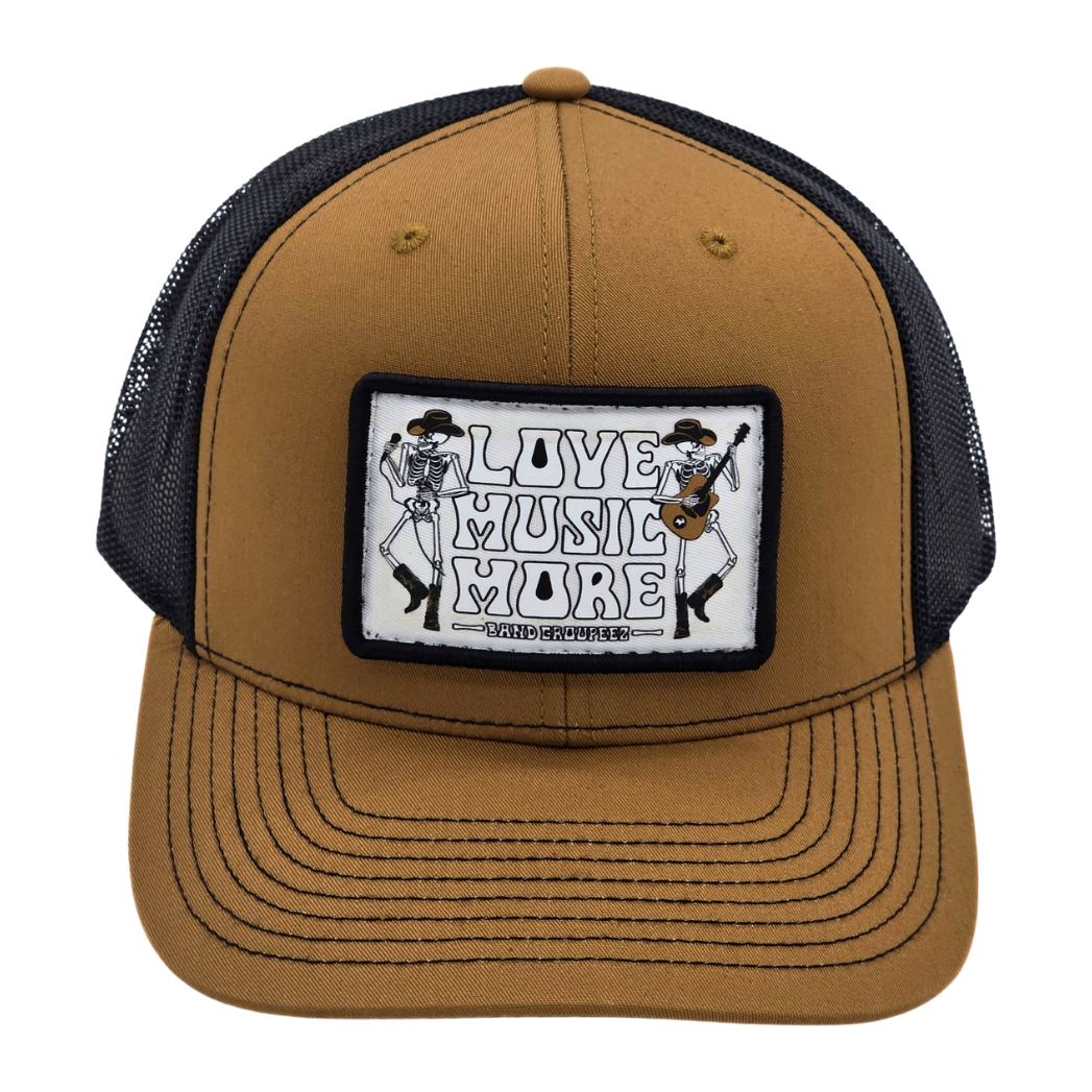 Love Music More Patch Hat