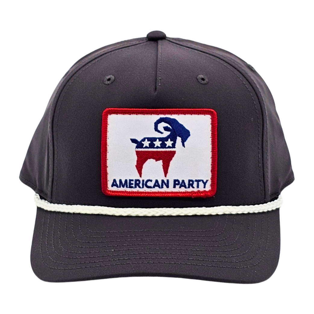 American Party Patch Rope Hat