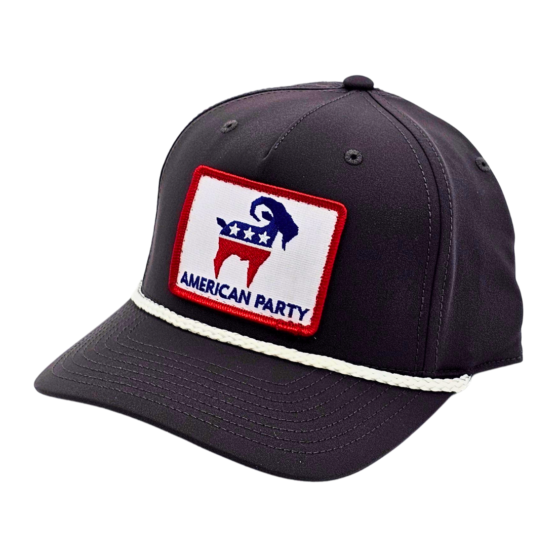 American Party Patch Rope Hat
