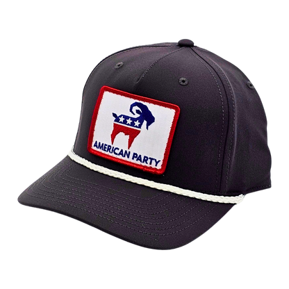 American Party Patch Rope Hat