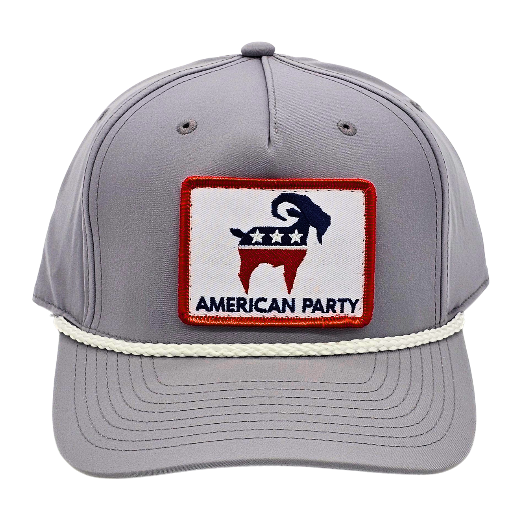 American Party Patch Rope Hat