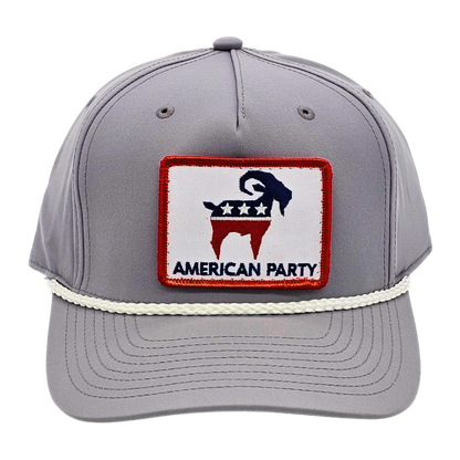 American Party Patch Rope Hat