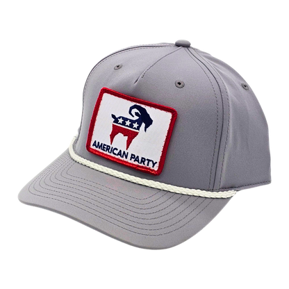 American Party Patch Rope Hat
