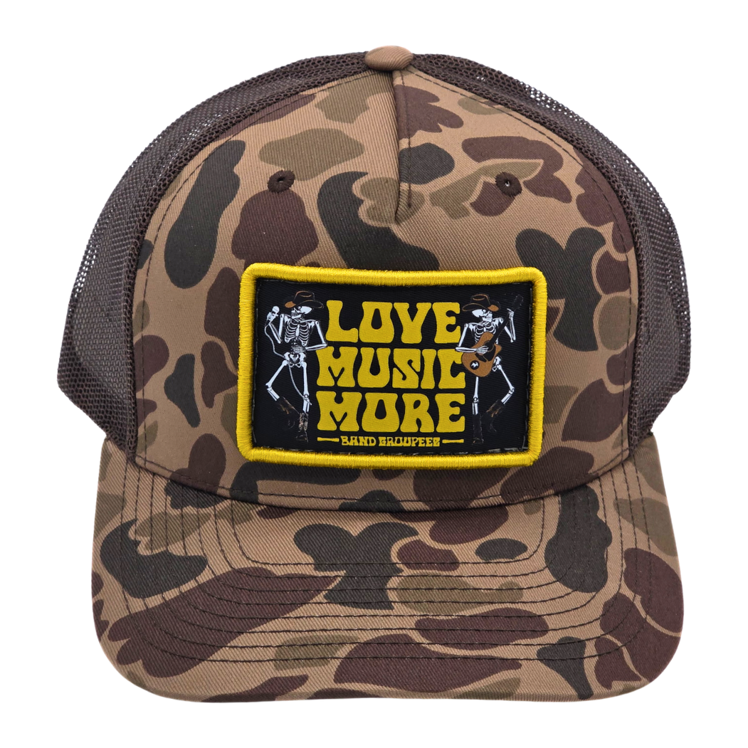Love Music More Patch Hat