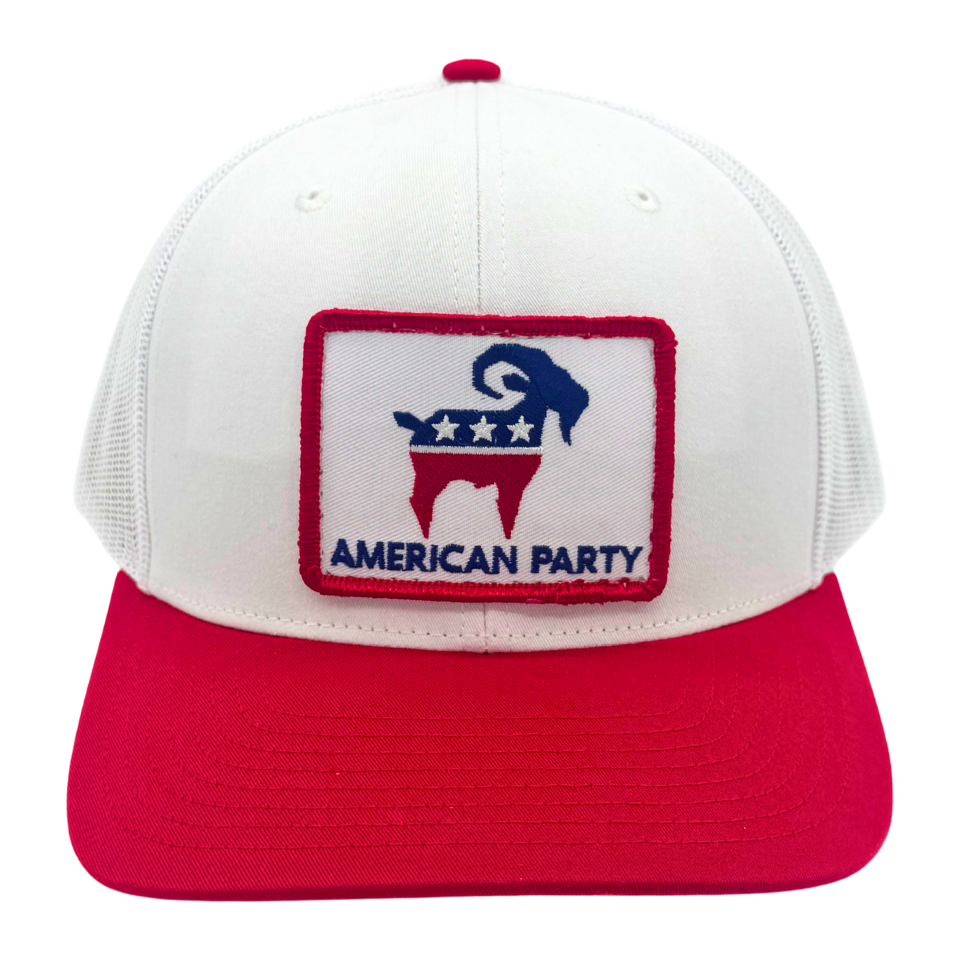American Party Patch Trucker Hat