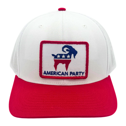 American Party Patch Trucker Hat