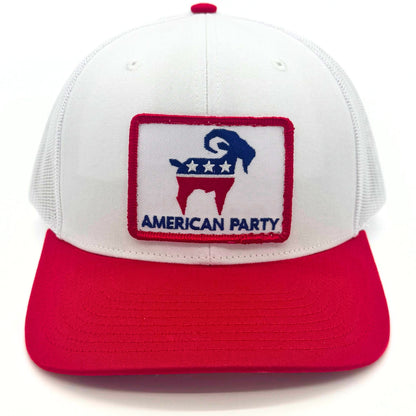 American Party Patch Trucker Hat
