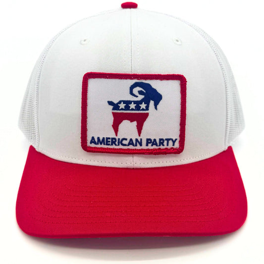 American Party Patch Trucker Hat