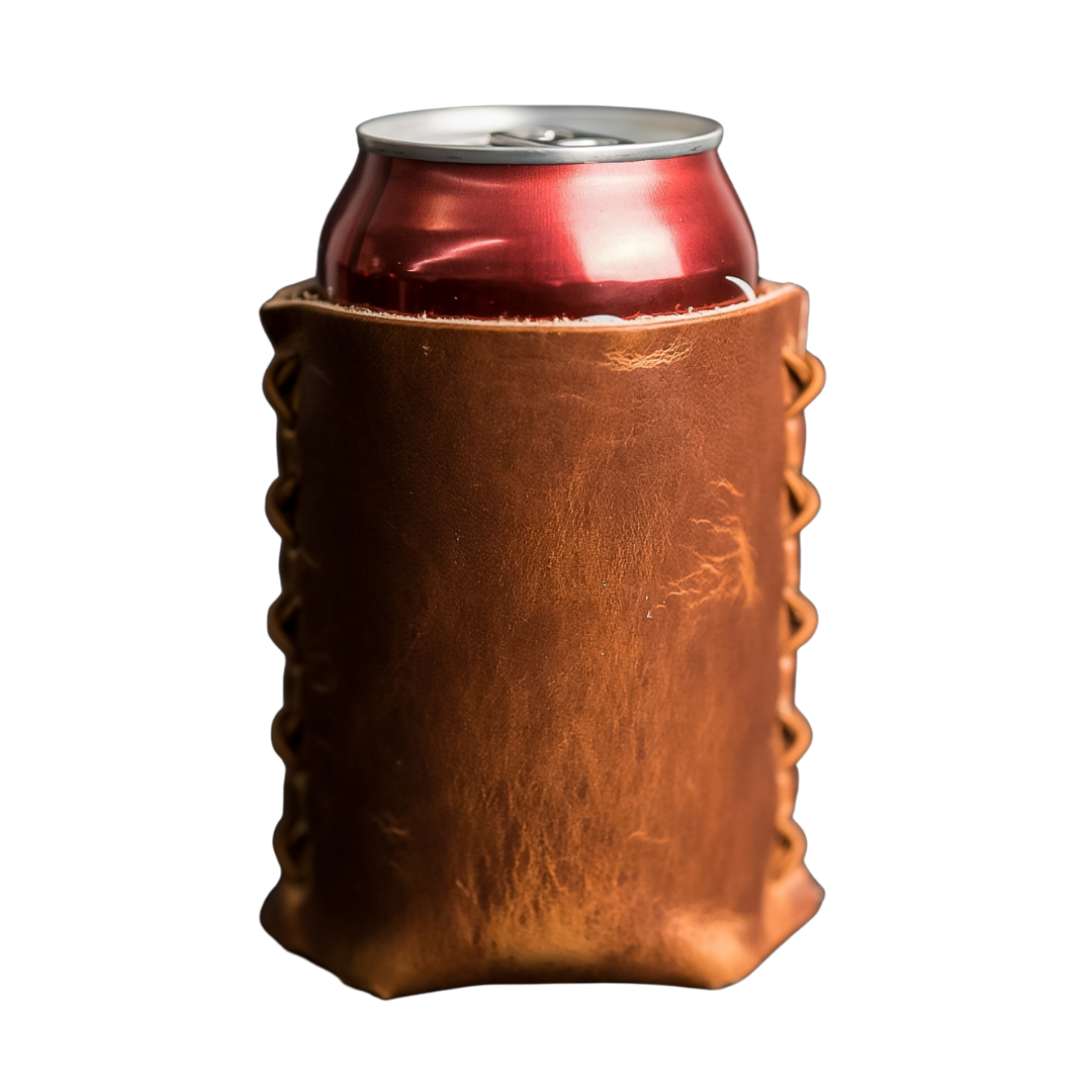 SALTYmf Leather Coozie